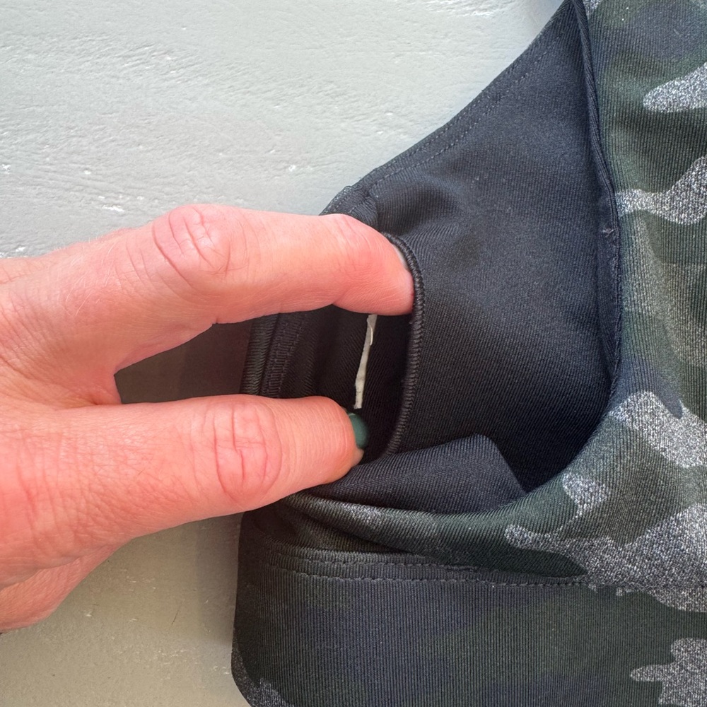 Fabletics Gray Camo Sports Bra - Picture 5 of 5